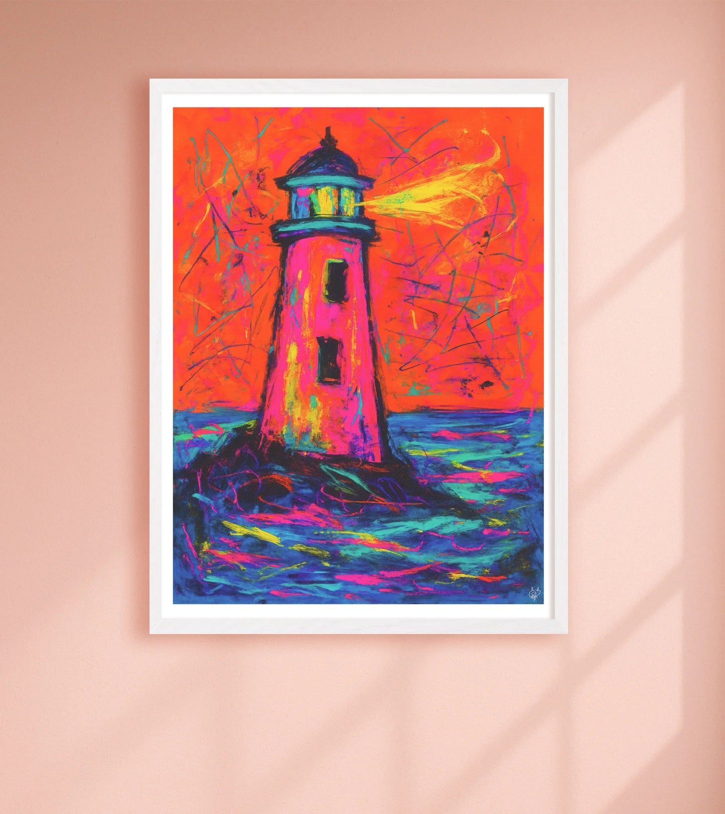 Dragon Beacon Pink closeup WhiteFrame mockup