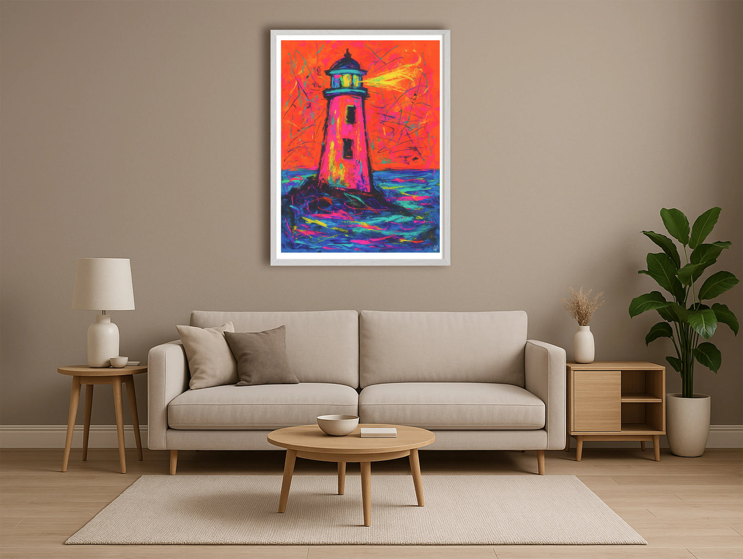 Dragon Beacon NeutralLounge WhiteFrame mockup
