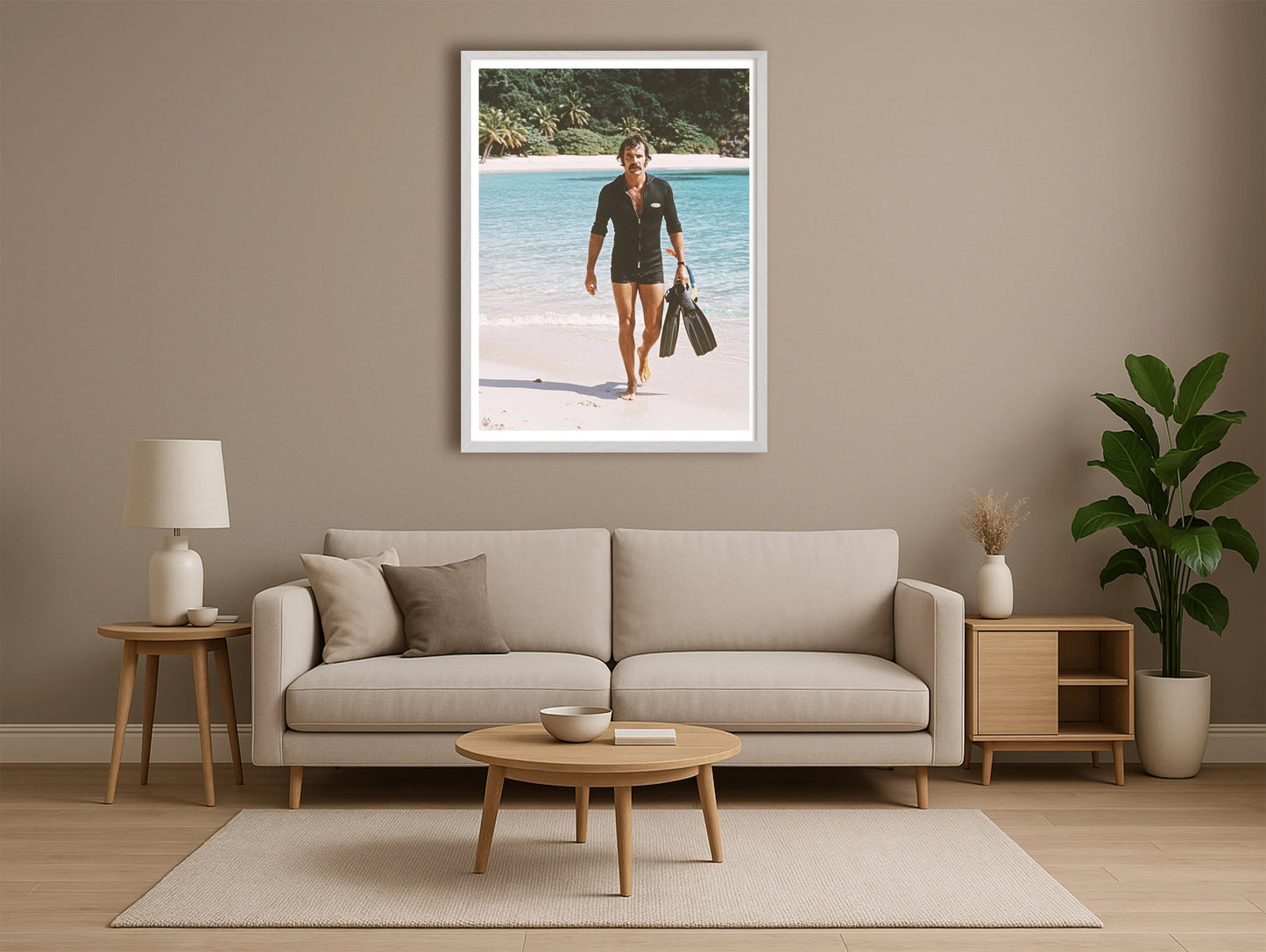Tropical Emergence NeutralLounge WhiteFrame mockup