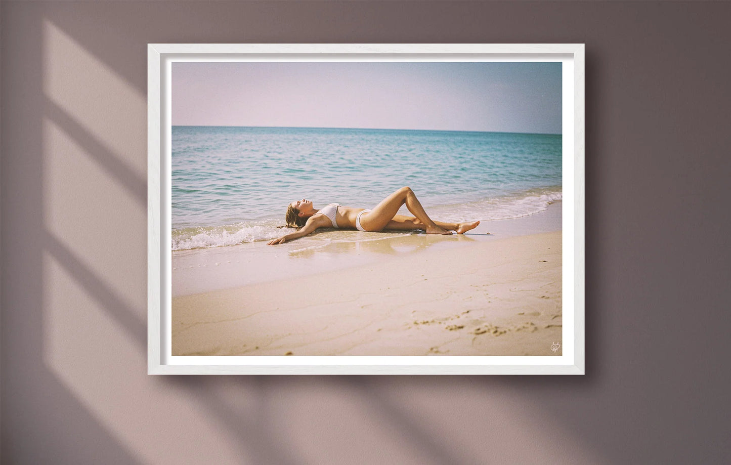 Solace At Shoreline Purple closeup WhiteFrame mockup