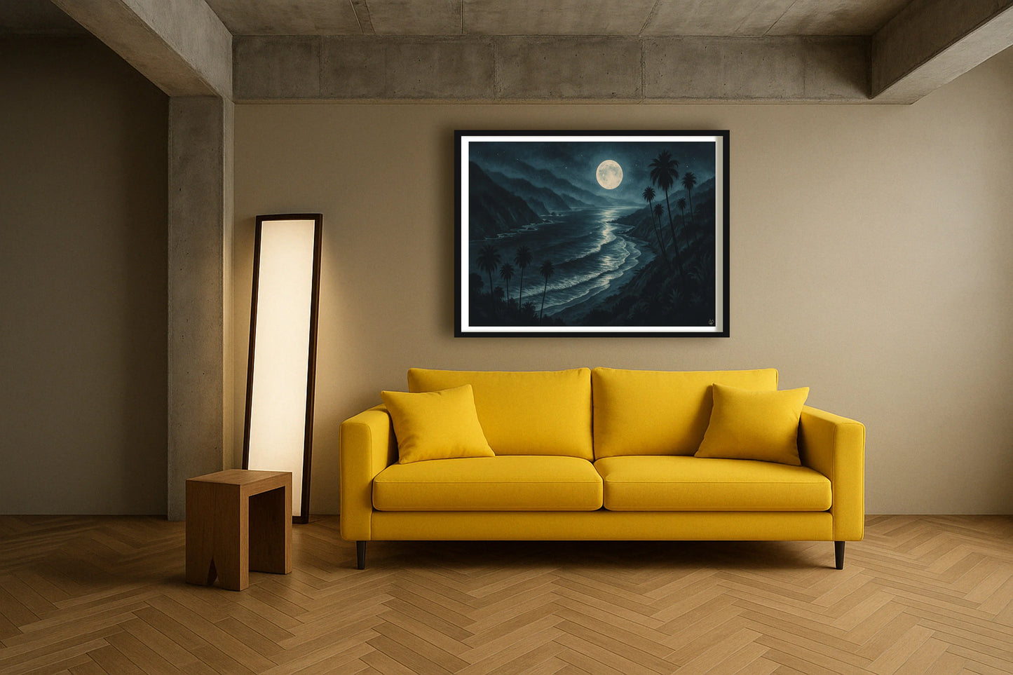 Lujon Cliffside ContemporaryLounge BlackFrame mockup