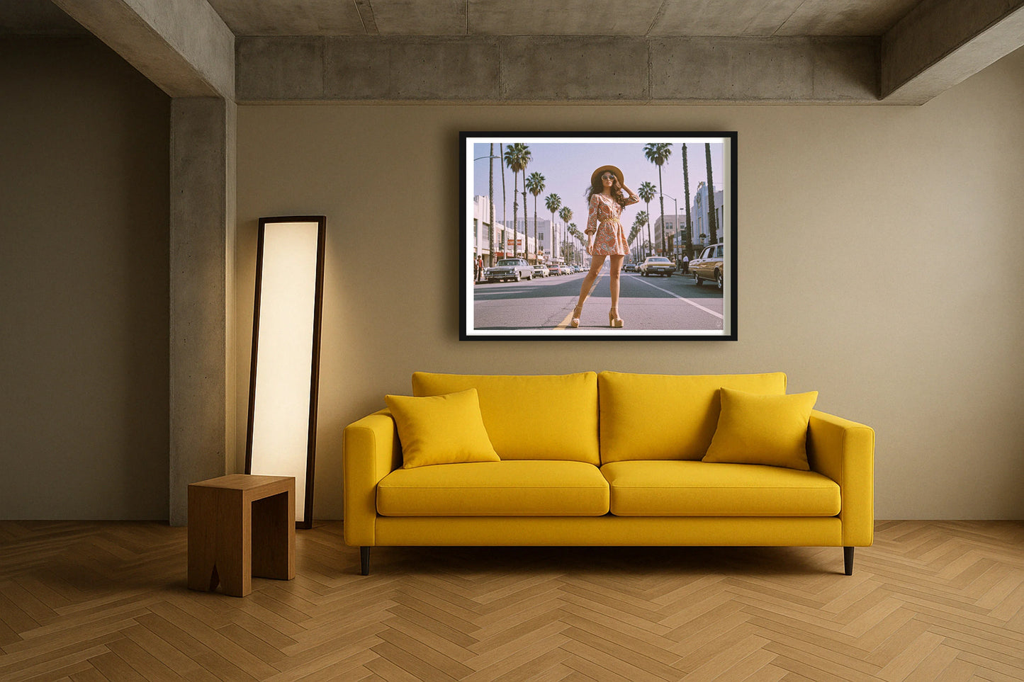 Ready For My Closeup ContemporaryLounge BlackFrame mockup