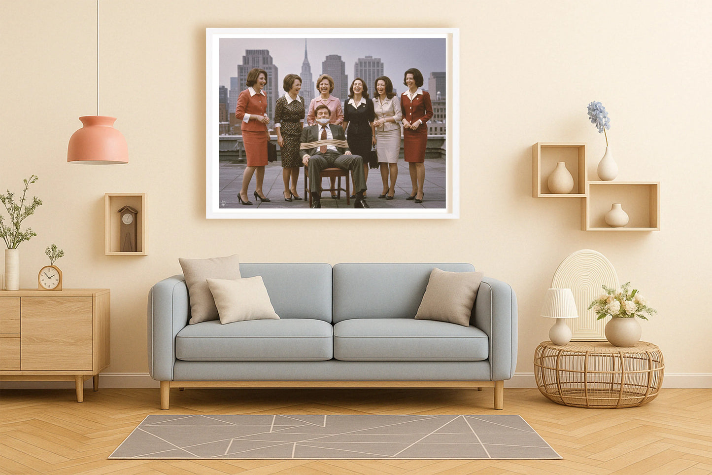Performance Review PeachLounge WhiteFrame mockup