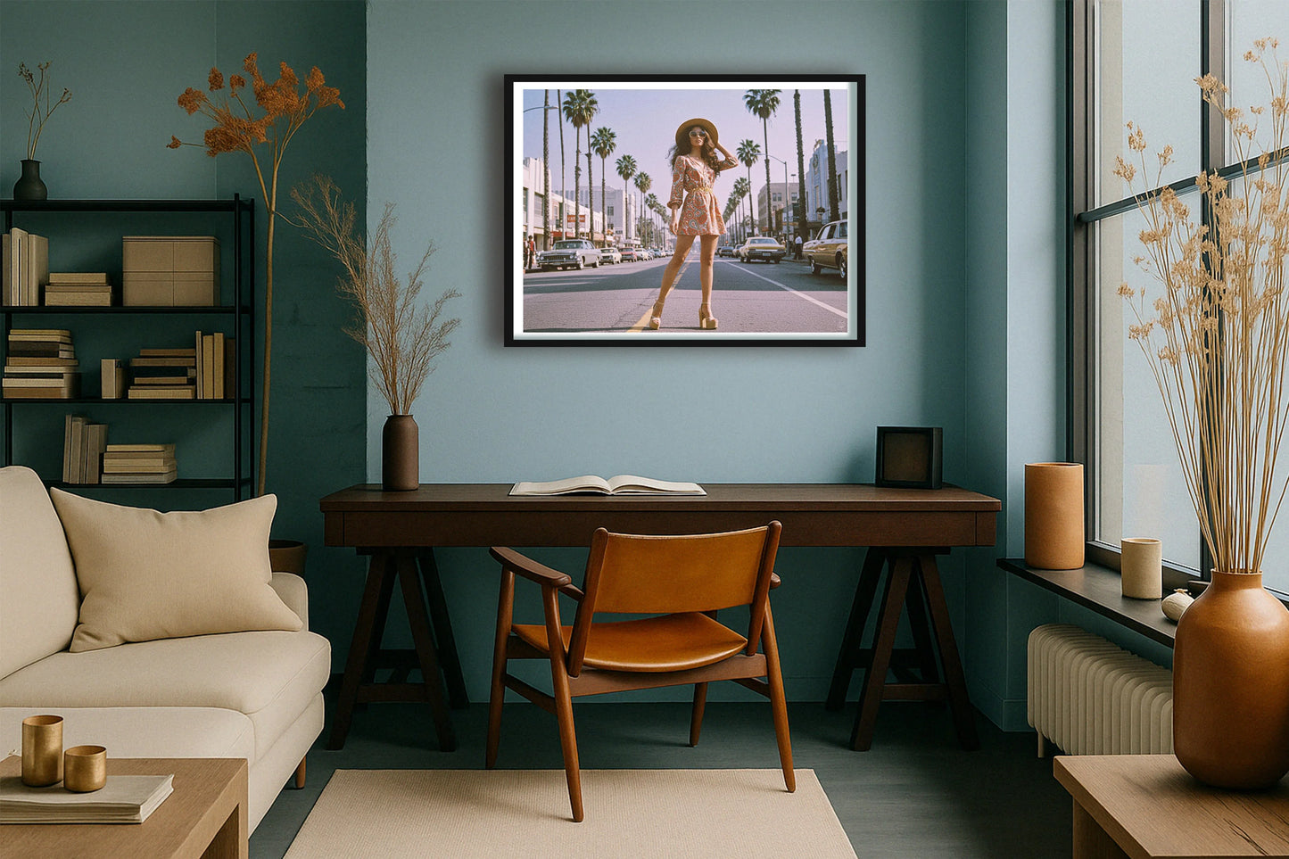 Ready For My Closeup TealStudy BlackFrame mockup