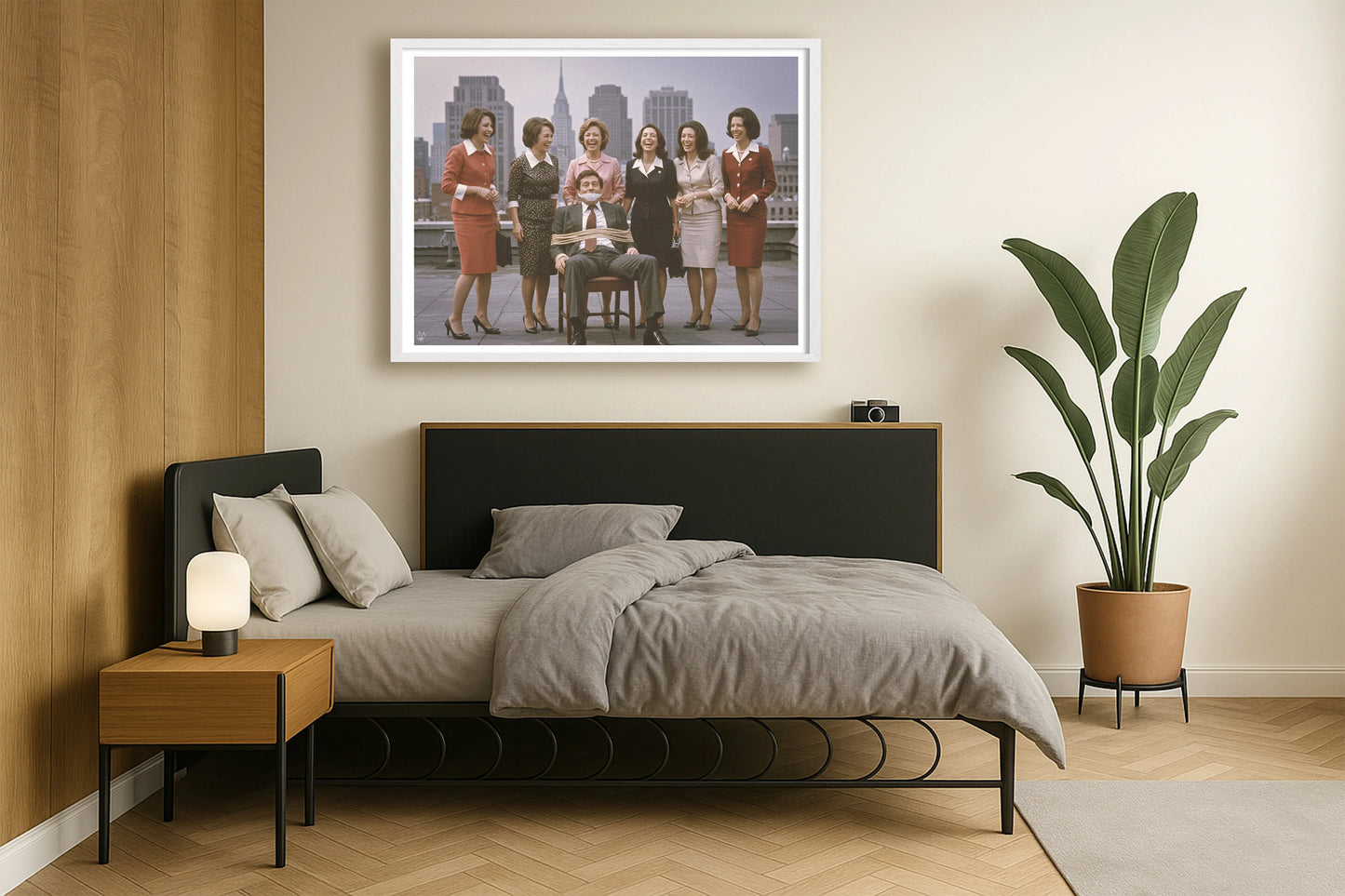 Performance Review NeutralBedroomSide WhiteFrame mockup