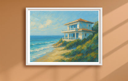 Where The Wealth Rests Orange closeup WhiteFrame mockup