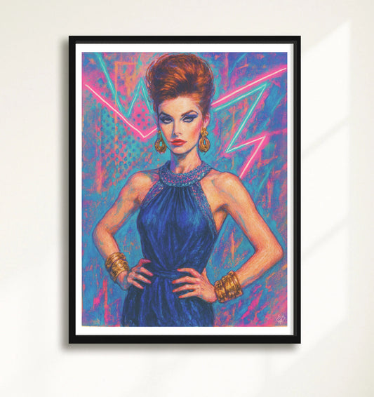 Voltage Couture Neutral closeup BlackFrame mockup