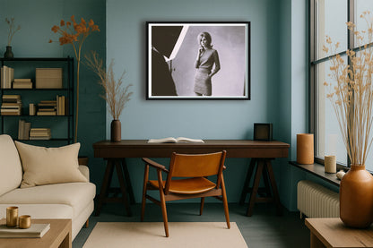 Sunday Supplement 1965 TealStudy BlackFrame mockup