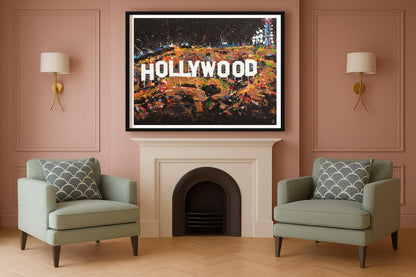 Lights, Camera, Chaos SulkingPinkSittingRoom BlackFrame mockup