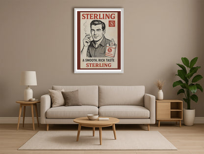 Sterling Cigarettes NeutralLounge WhiteFrame mockup
