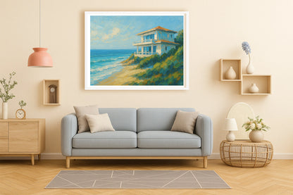 Where The Wealth Rests PeachLounge WhiteFrame mockup