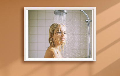 Late Checkout Blues Orange closeup WhiteFrame mockup