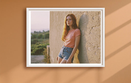 Spring Break 76 Orange closeup WhiteFrame mockup