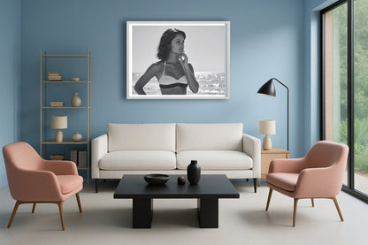 Shimmer & Sun PastelBlueLounge WhiteFrame mockup