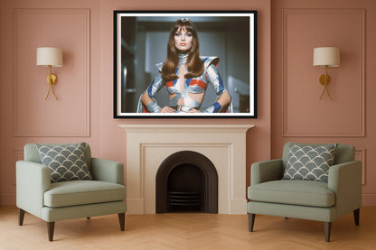 Andromeda Attire SulkingPinkSittingRoom BlackFrame mockup