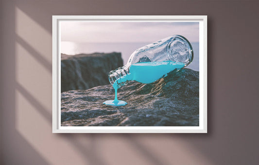 Blue Ruin Purple closeup WhiteFrame mockup
