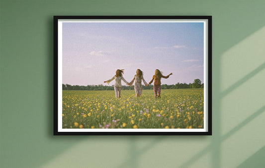 In Perfect Harmony Green closeup BlackFrame mockup