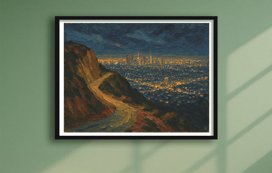 Cliffside Approach Green closeup BlackFrame mockup