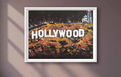 Lights, Camera, Chaos Purple closeup WhiteFrame mockup
