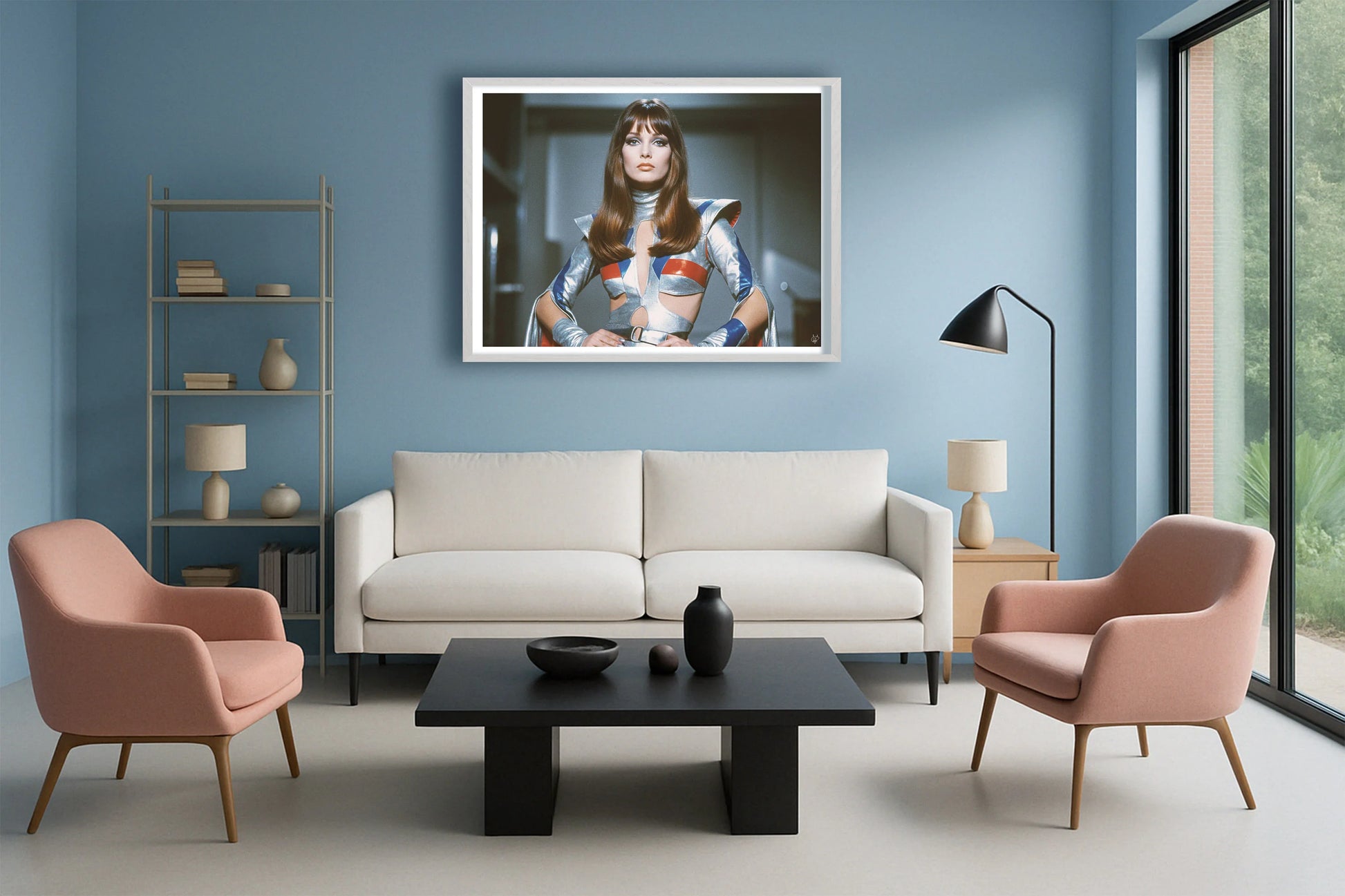 Andromeda Attire PastelBlueLounge WhiteFrame mockup