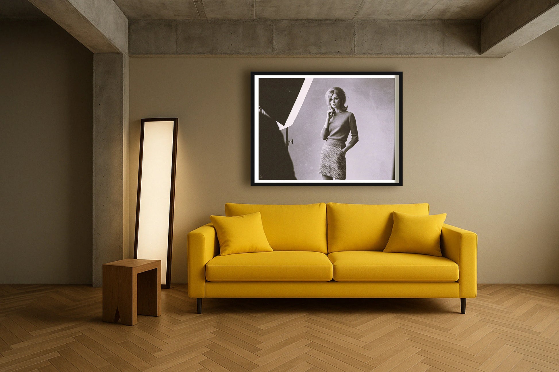Sunday Supplement 1965 ContemporaryLounge BlackFrame mockup