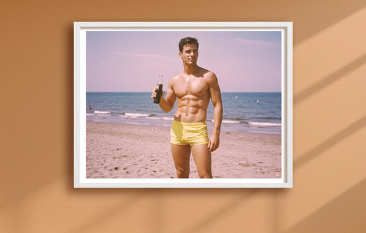 Beach Ready 66 Orange closeup WhiteFrame mockup