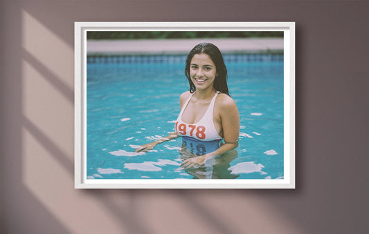 Nineteen Seventy Eight Purple closeup WhiteFrame mockup
