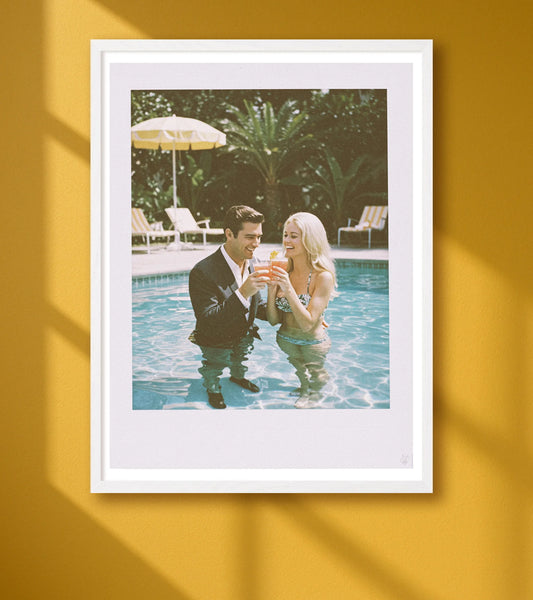 Working From Home Yellow closeup WhiteFrame mockup