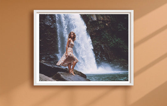 Canyon Falls 1969 Orange closeup WhiteFrame mockup