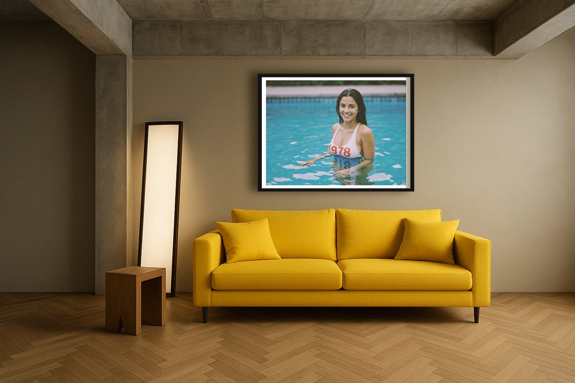Nineteen Seventy Eight ContemporaryLounge BlackFrame mockup