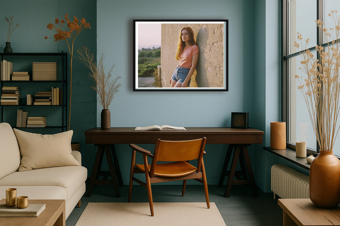 Spring Break 76 TealStudy BlackFrame mockup