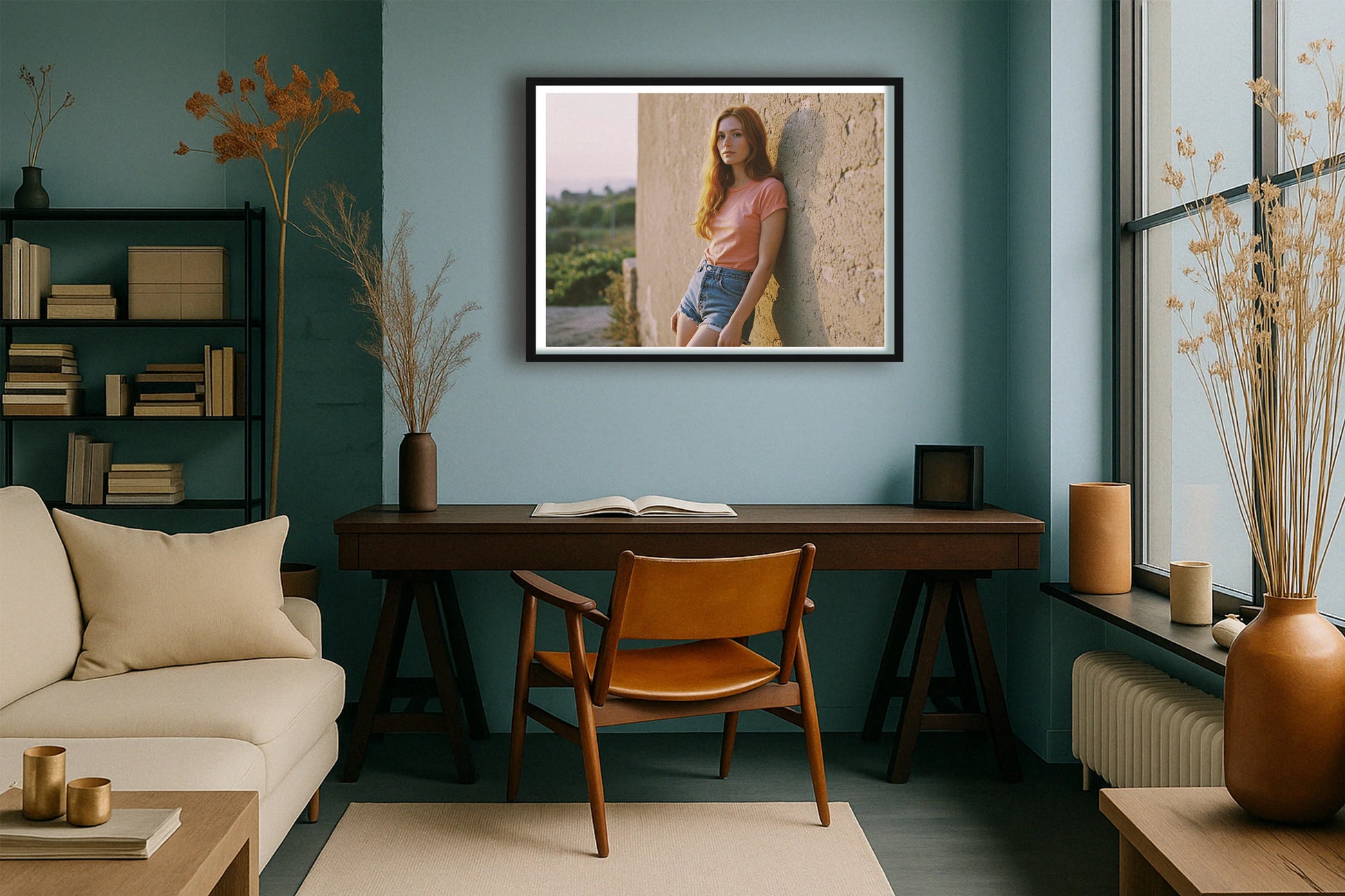 Spring Break 76 TealStudy BlackFrame mockup