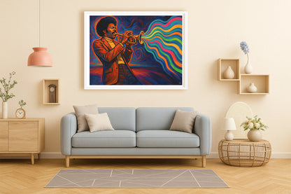 The Colour Of Sound PeachLounge WhiteFrame mockup