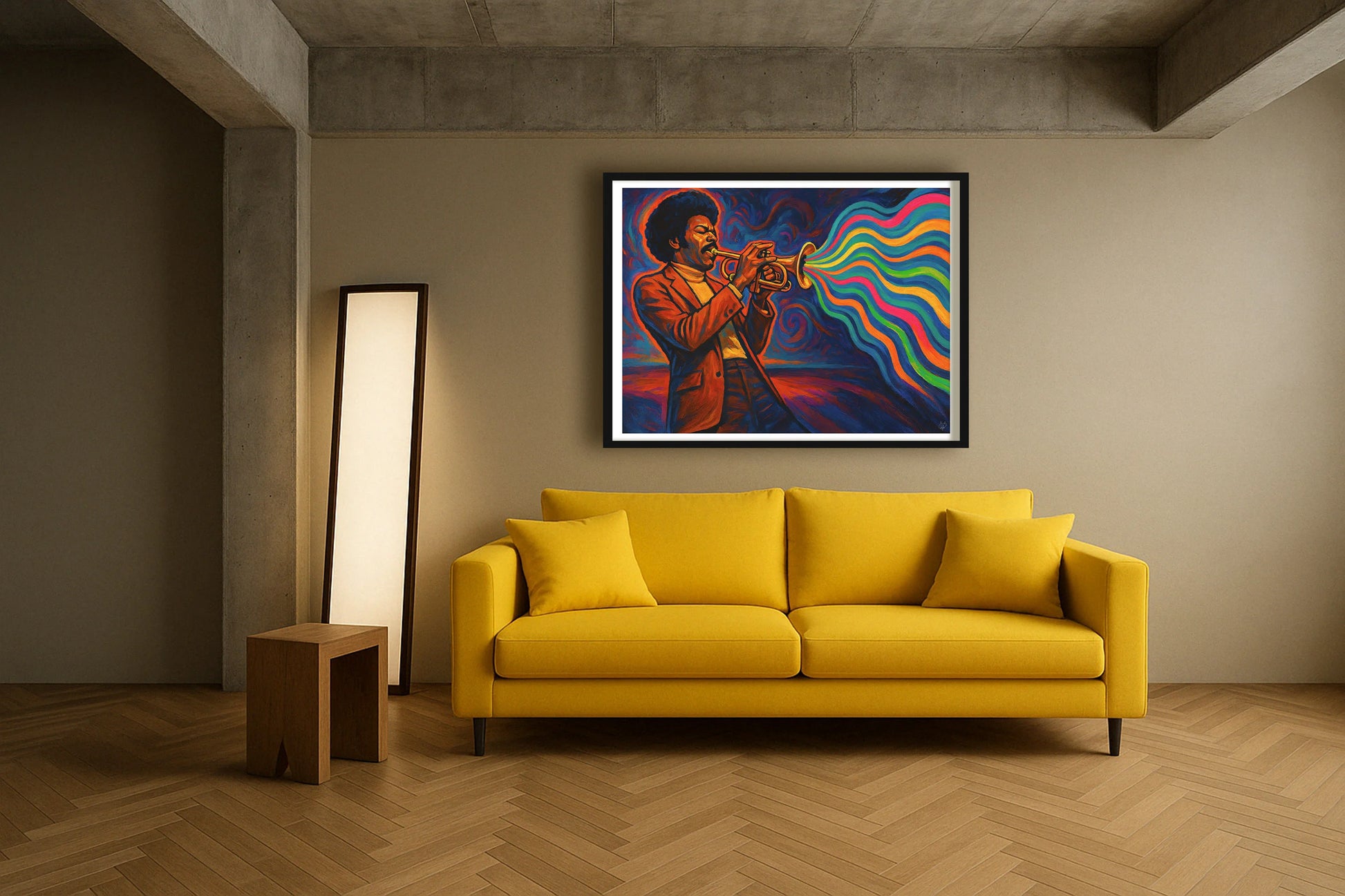 The Colour Of Sound ContemporaryLounge BlackFrame mockup