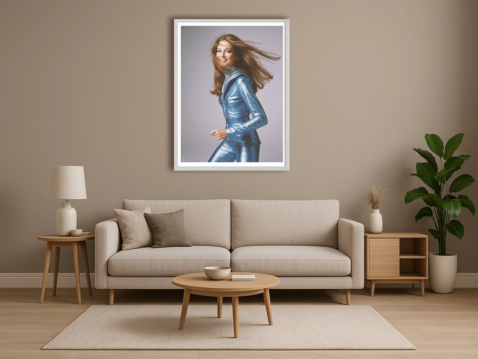 Disco Dawn 76 NeutralLounge WhiteFrame mockup
