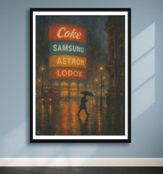 This London Life Blue closeup BlackFrame mockup
